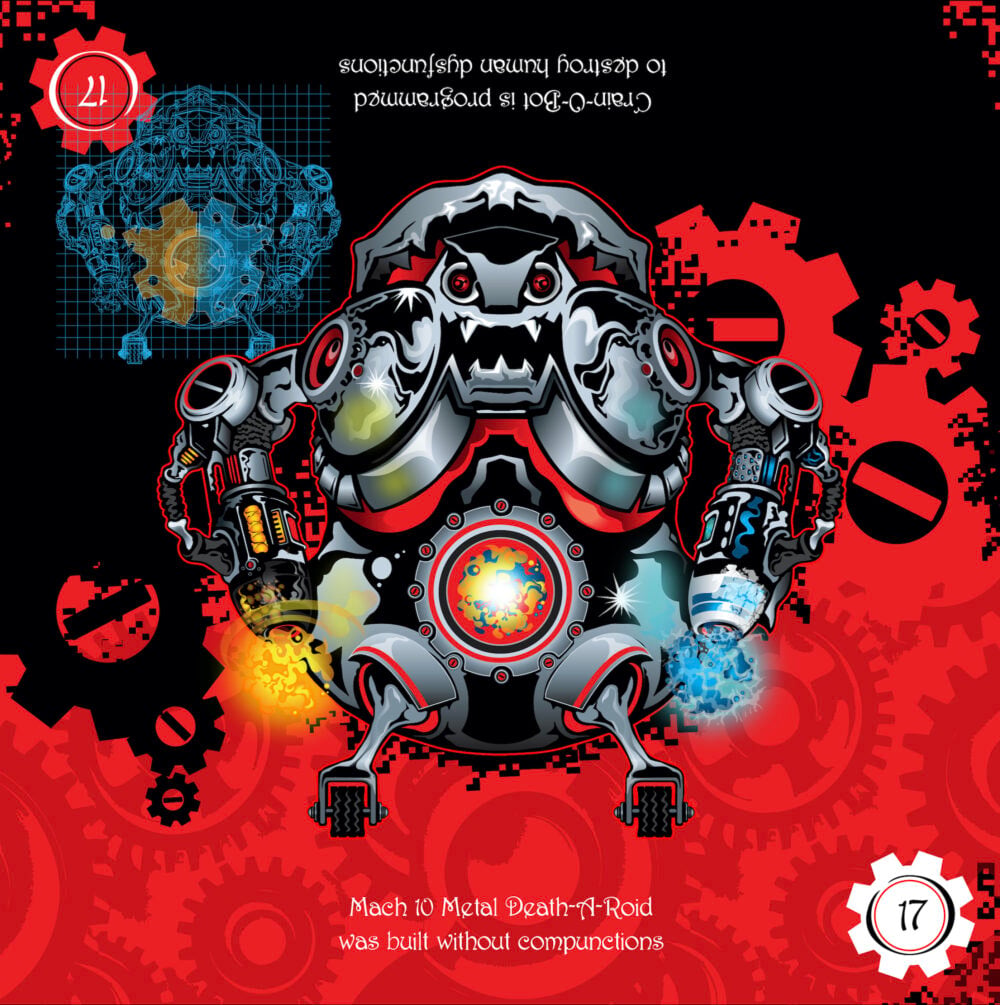 Flippitoons Odditome of Deadlies and Dreadlies, Vol. 1 interior art