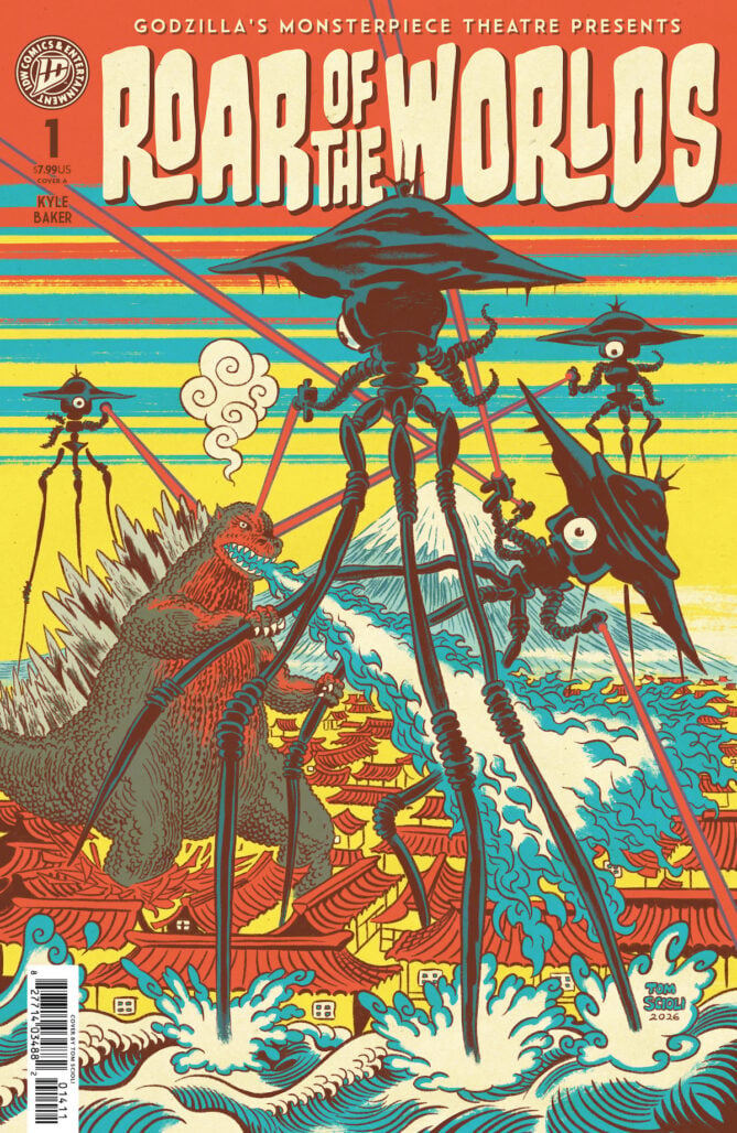 Godzilla's Monsterpiece Theatre Presents: Roar of the Worlds #1 Cover A by Tom Scioli