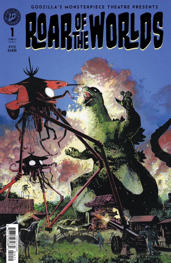 Godzilla's Monsterpiece Theatre Presents: Roar of the Worlds #1 Cover B by Kyle Baker