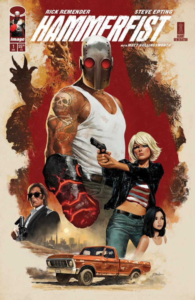 Hammerfirst #1 cover A, by Steve Epting