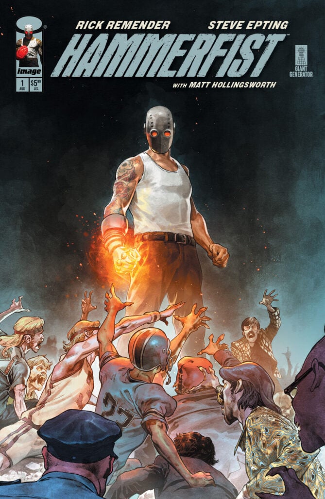 Hammerfirst #1 cover B by Jerome Opena