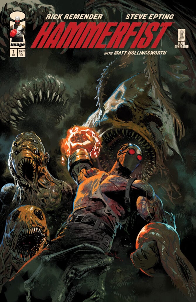 Hammerfirst #1 cover G (1 in 50 copy incentive) by Daniel Acuña