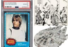 Luke Skywalker rookie card sells for 687K, doubling the previous record Luke Skywalker card