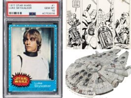 Luke Skywalker rookie card sells for 687K, doubling the previous record Luke Skywalker card