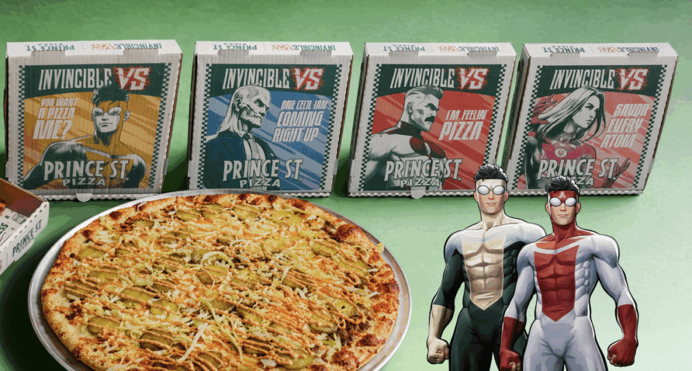 Skybound Entertainment x Prince St. Pizza collab to celebrate INVINCIBLE VS launch