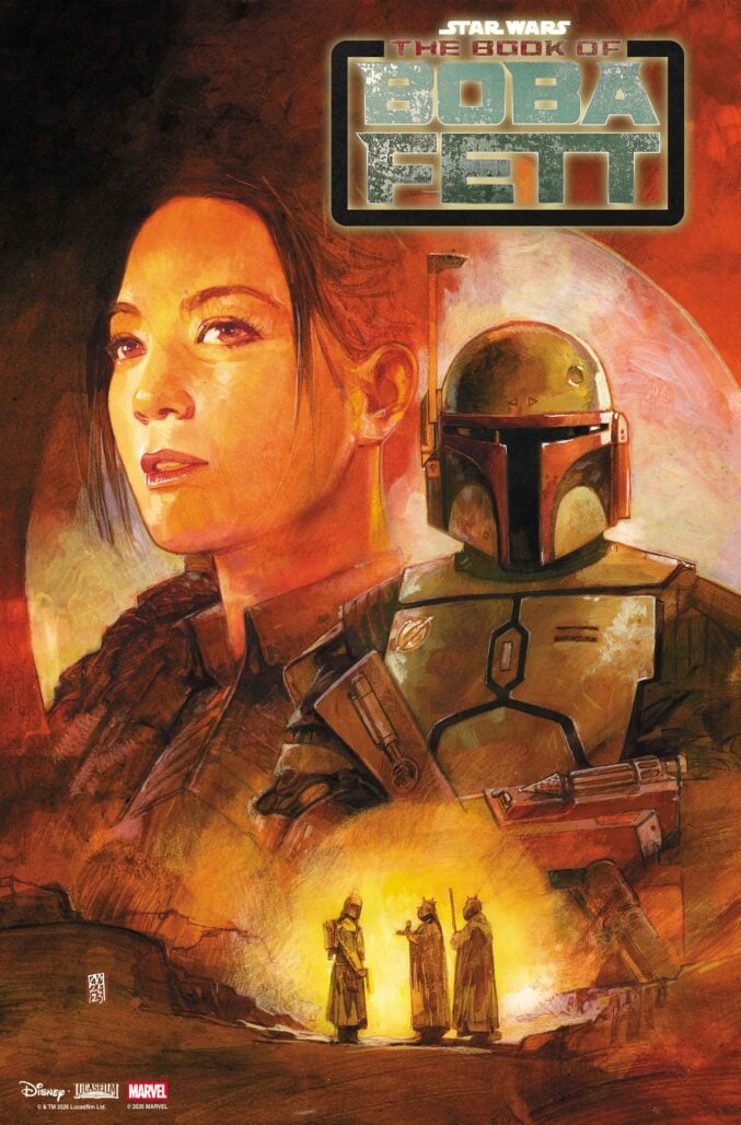 Star Wars: The Book of Boba Fett #1 cover by Alex Maleev