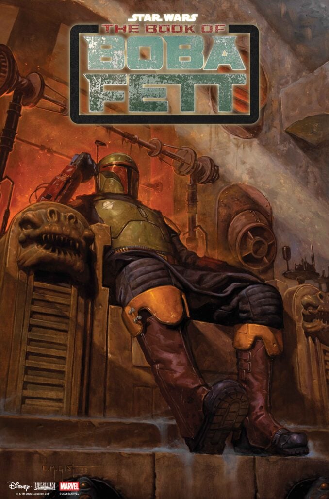 The Book of Boba Fett #1 cover by E.M. Gist