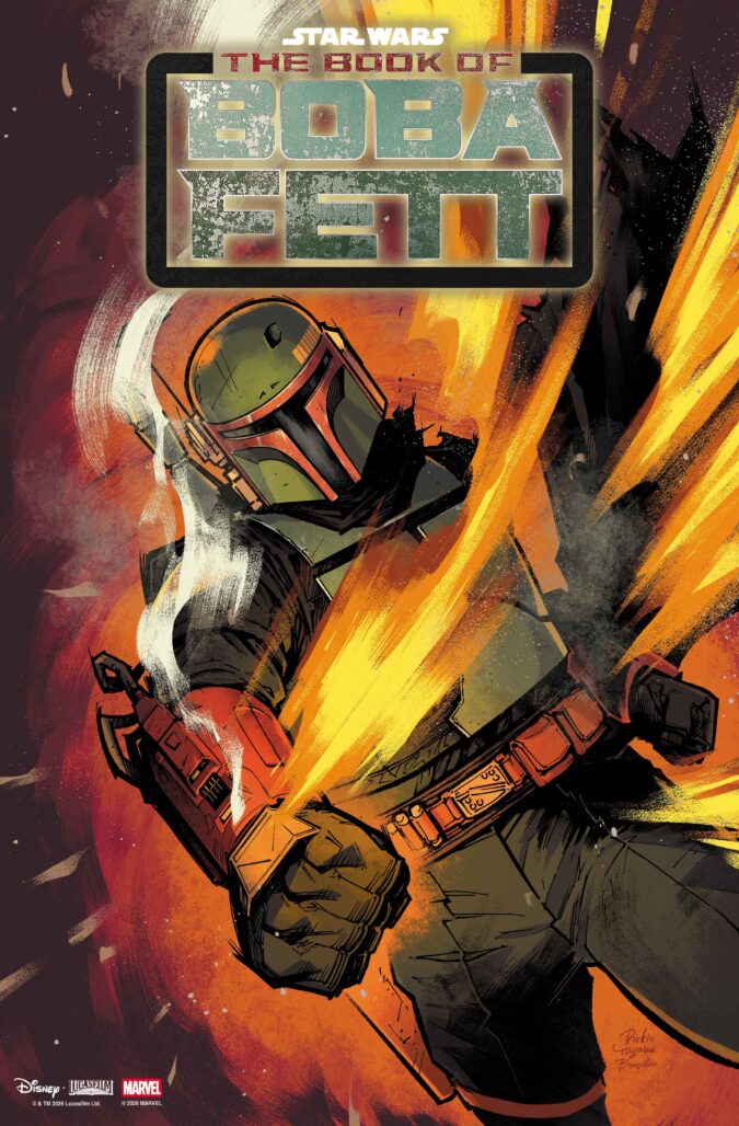 The Book of Boba Fett #1 foil variant cover by Rickie Yagawa