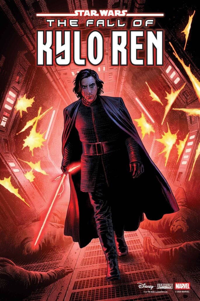 Star Wars: The Fall of Kylo Ren #1 cover by Luke Ross