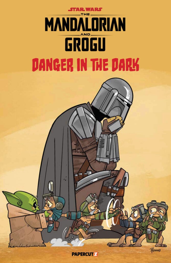 The Mandalorian and Grogu: Danger in the Dark cover B, by Ramon Rosanas