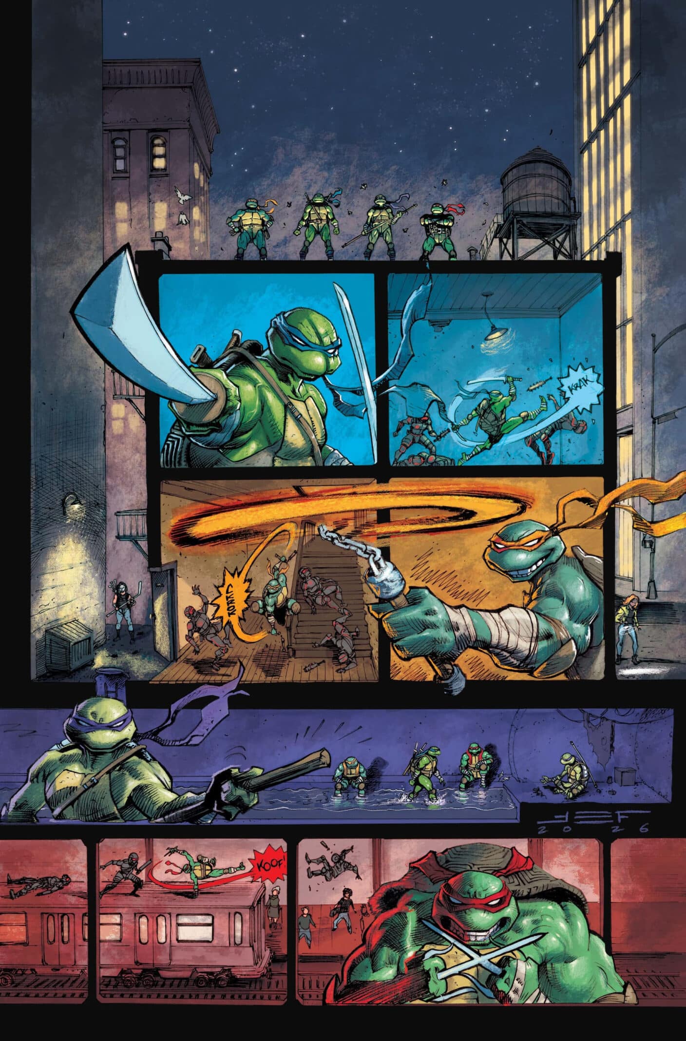 IDW unveils TMNT #300 blind bag covers