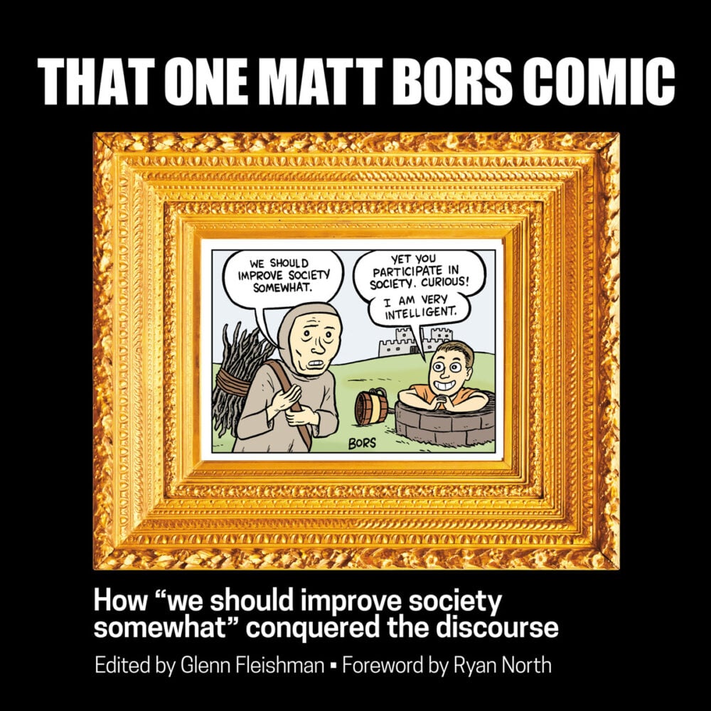 Draft of the cover for That One Matt Bors Comic