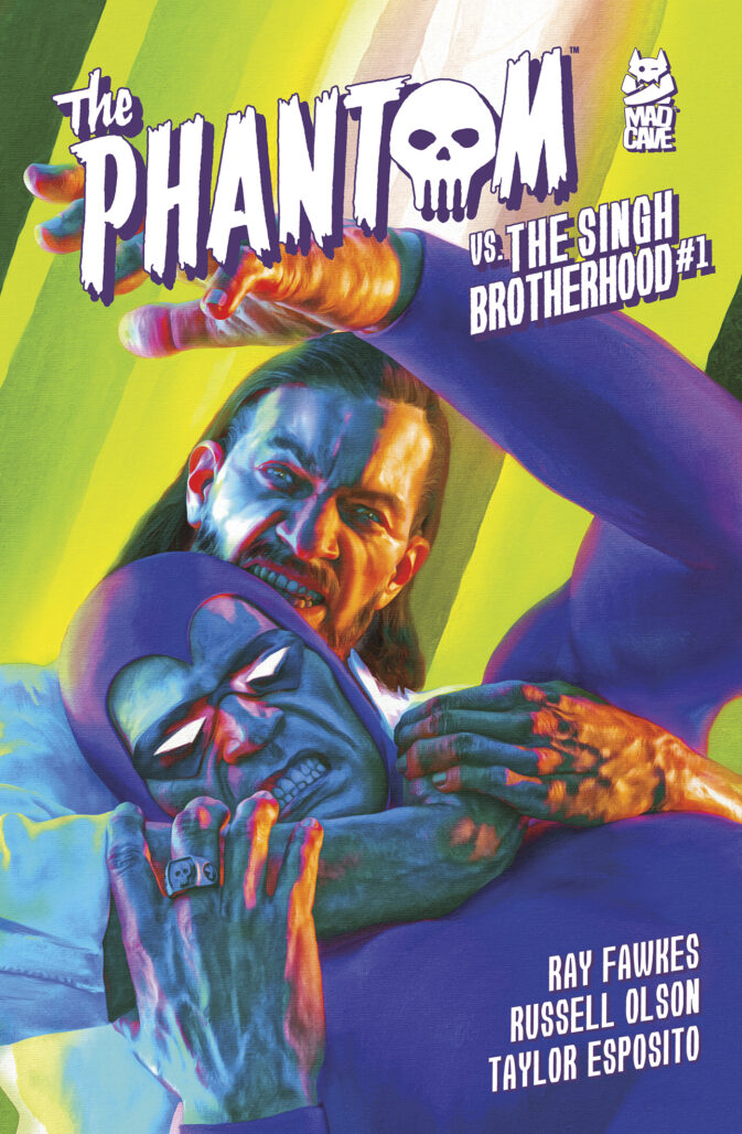The Phantom vs the Singh Brotherhood cover A by Mark Spears