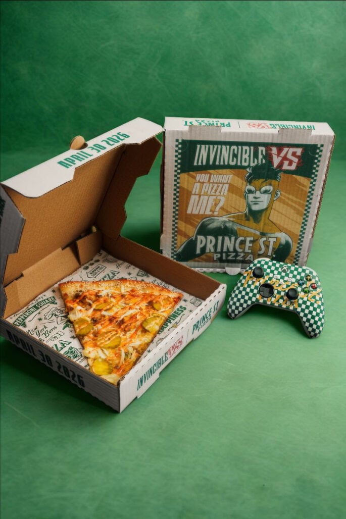 Skybound Entertainment x Prince St. Pizza collab
