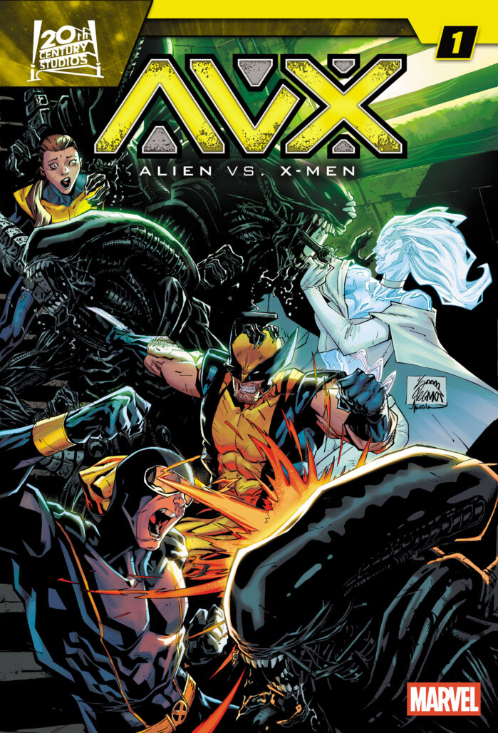 Alien vs. X-Men #1 cover by Ryan Stegman