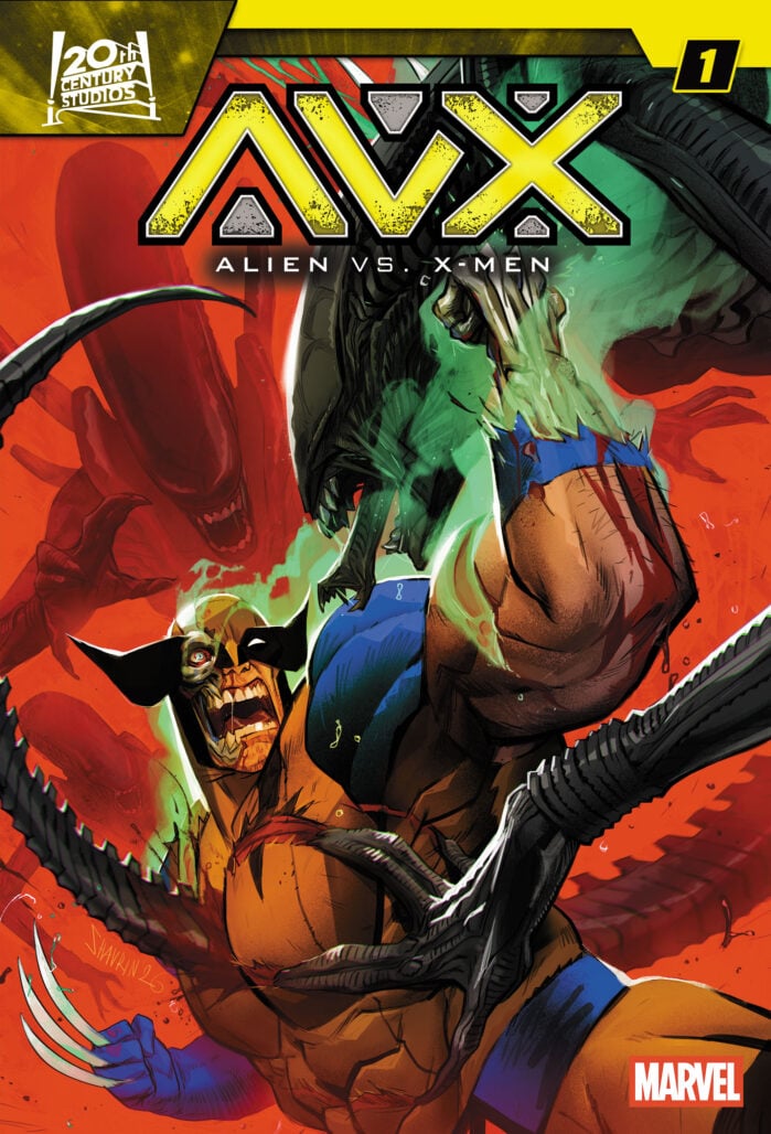 Alien vs. X-Men #1 variant cover by Ivan Shavrin