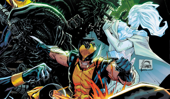 Alien vs X-Men #1 featured