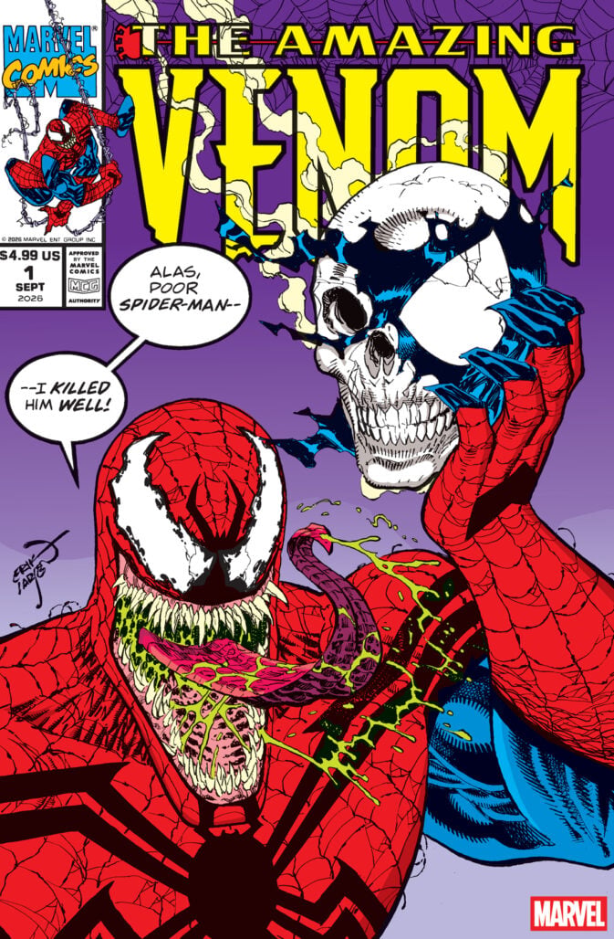 Amazing Venom #1 homage variant by Erik Larsen