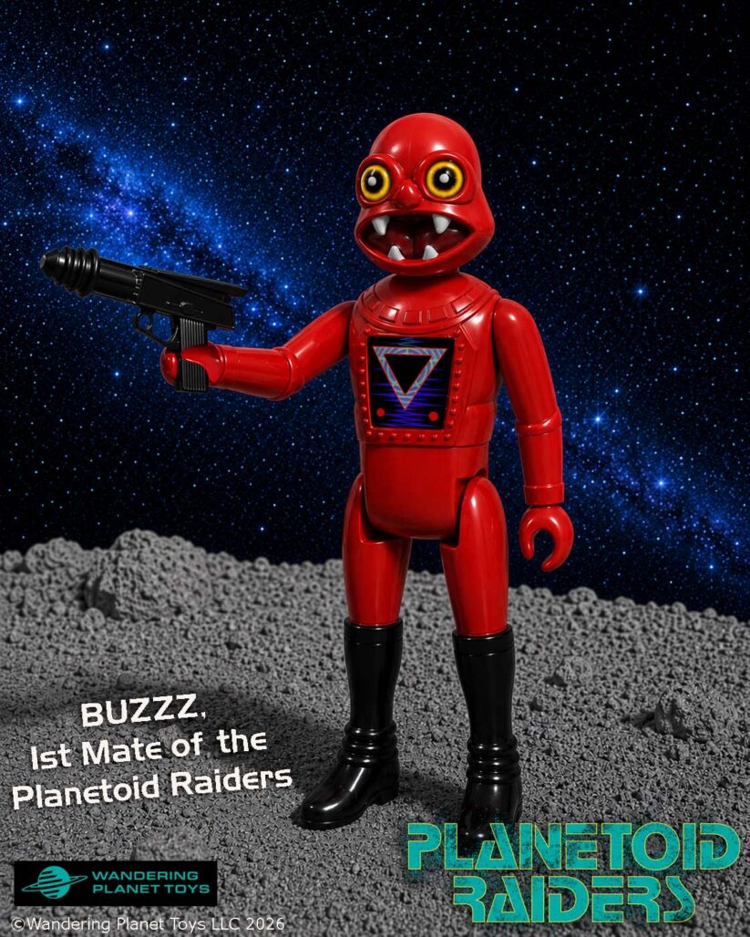 Buzz Planetoid Raider action figure