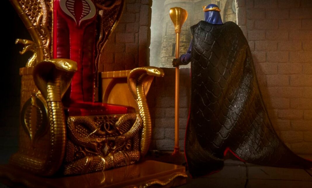 Cobra Commander throne feature Cobra Commander
