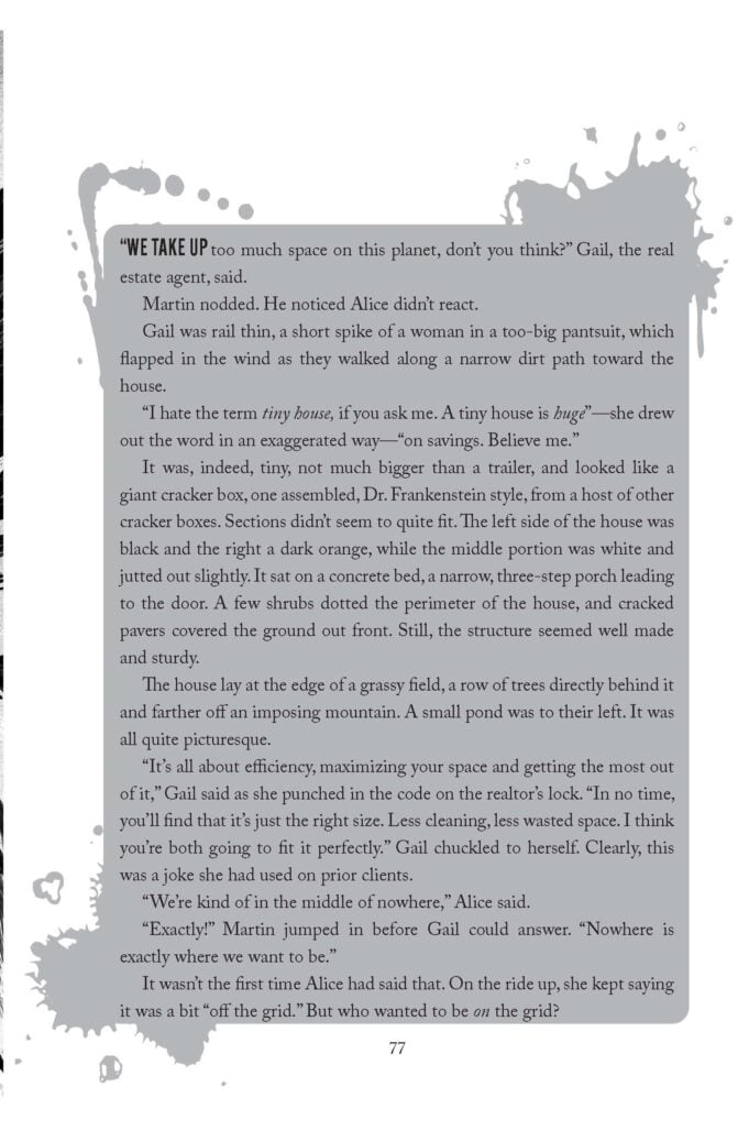 Excerpt from "Tiny House of Terror" by James Aquilone