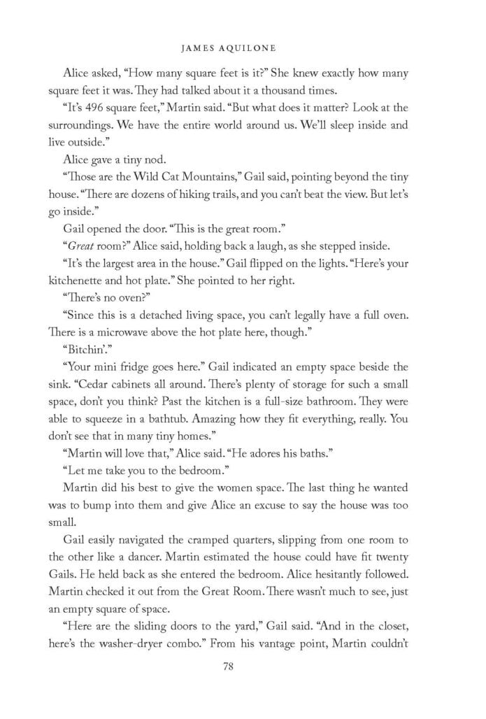 Excerpt from "Tiny House of Terror" by James Aquilone