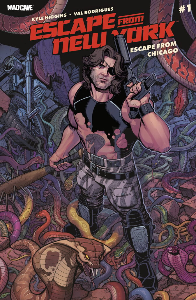 Escape From New York Escape From Chicago #1 1:20 incentive cover E by Nick Bradshaw
