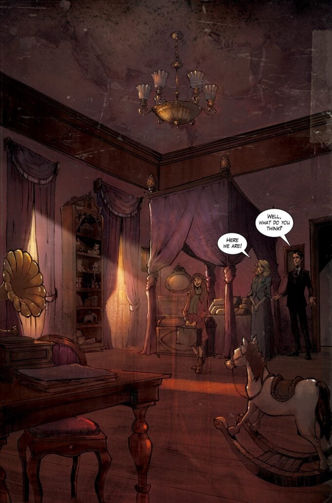 Heartbreak Manor interior art