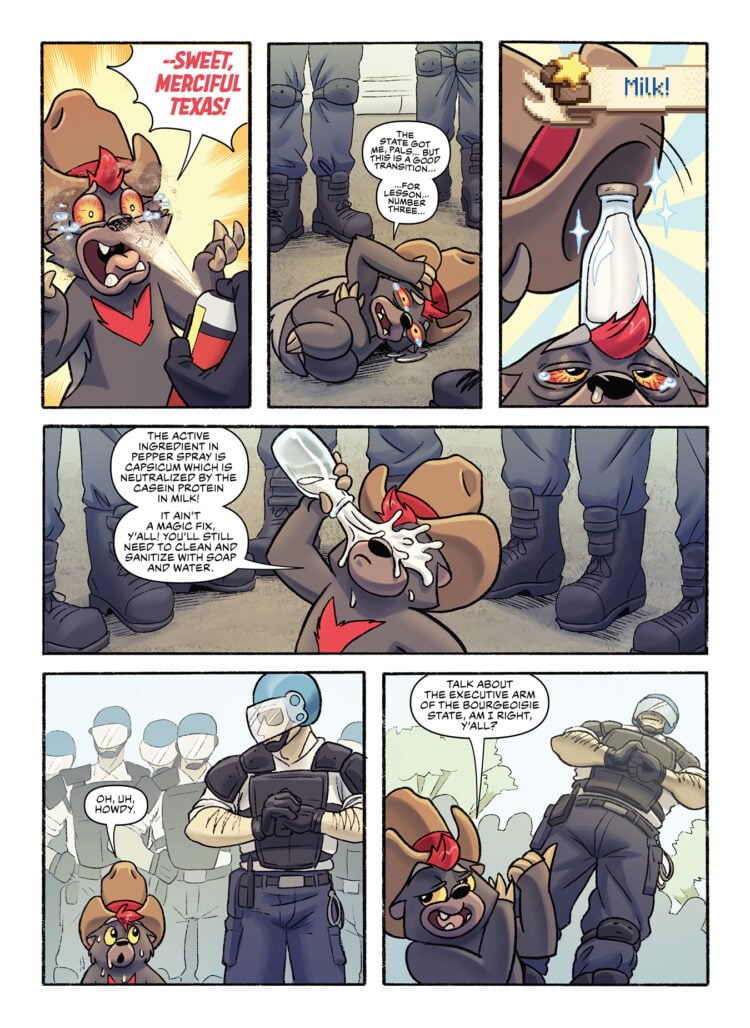 Civil Disobedience - Henry the Antifascist Honey Badger page 2