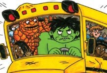 It’s the best of times and the clobberin’est of times in A TALE OF TWO TEACHERS: ORIGINAL MARVEL GRAPHIC NOVEL (HULK TEACH! #2)