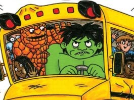 It’s the best of times and the clobberin’est of times in A TALE OF TWO TEACHERS: ORIGINAL MARVEL GRAPHIC NOVEL (HULK TEACH! #2)