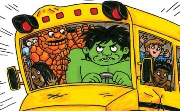 It’s the best of times and the clobberin’est of times in A TALE OF TWO TEACHERS: ORIGINAL MARVEL GRAPHIC NOVEL (HULK TEACH! #2)