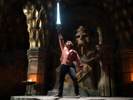 Movie Review: MASTERS OF THE UNIVERSE works through the power of nostalgia and sincerity Nicholas Galitzine stars as 'Adam' in MASTERS OF THE UNIVERSE.