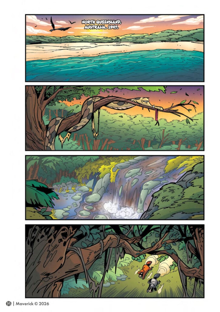 Penelope's Escape from the Platypusary interior art