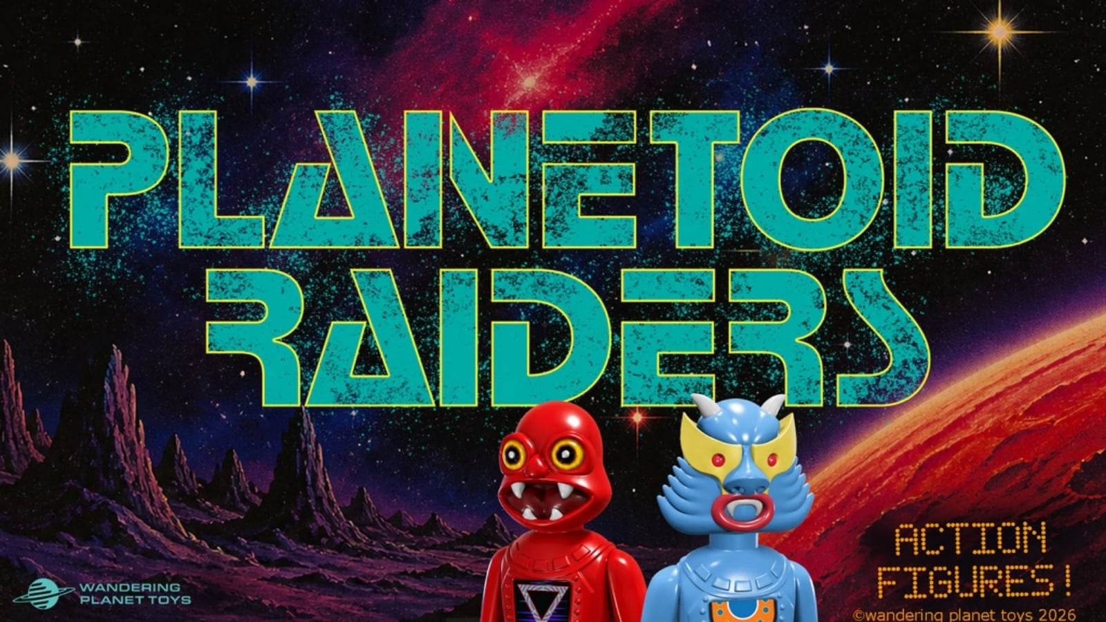Exclusive: Wandering Planet Toys reveals Planetoid Raiders Buzzz