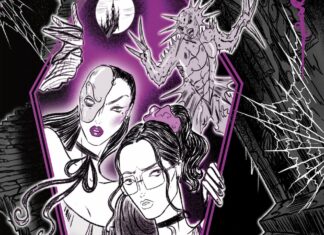 QUEENS OF THE CRYPT, VOL. 1 promises “E.M. Carroll meets Buffy the Vampire Slayer”