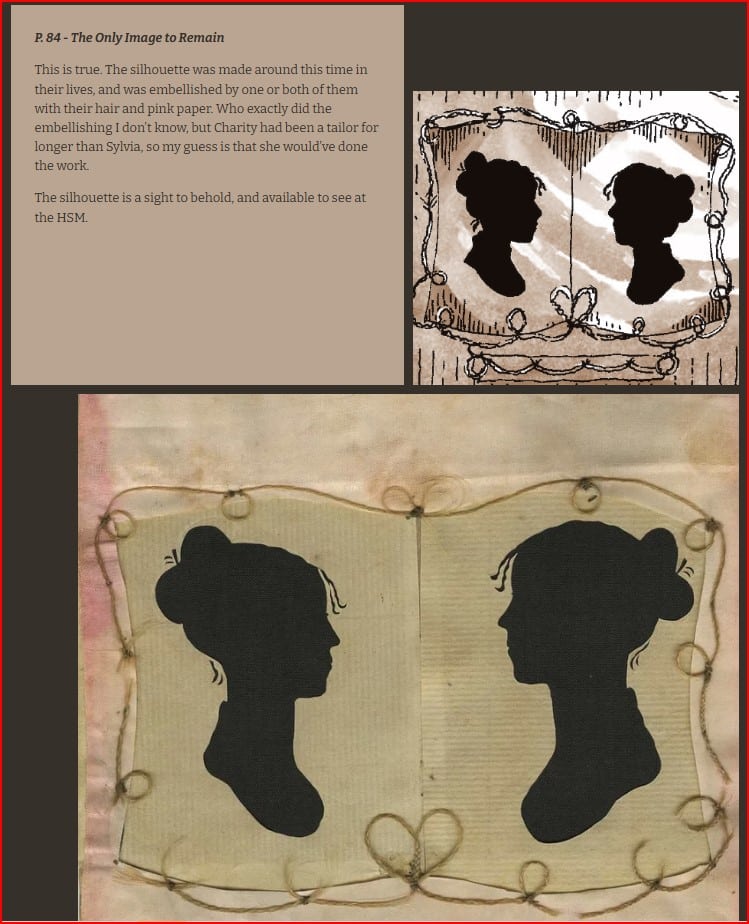 Screenshot from Tillie Walden's Charity and Sylvia website