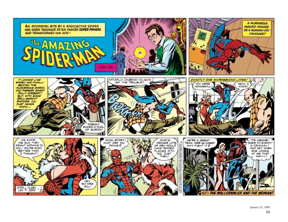 The Amazing Spider-Man Classic Newspaper Comics: 1984 interior art