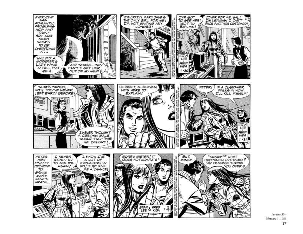 The Amazing Spider-Man Classic Newspaper Comics: 1984 interior art