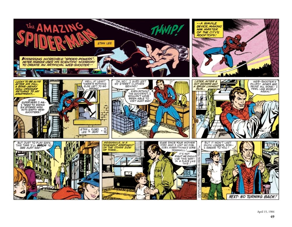 The Amazing Spider-Man Classic Newspaper Comics: 1984 interior art