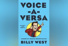Video Interview: Billy West on VOICE-A-VERSA: FINDING MY VOICE(S) BEHIND THE MIC Cover of Voice-A-Versa by Billy West