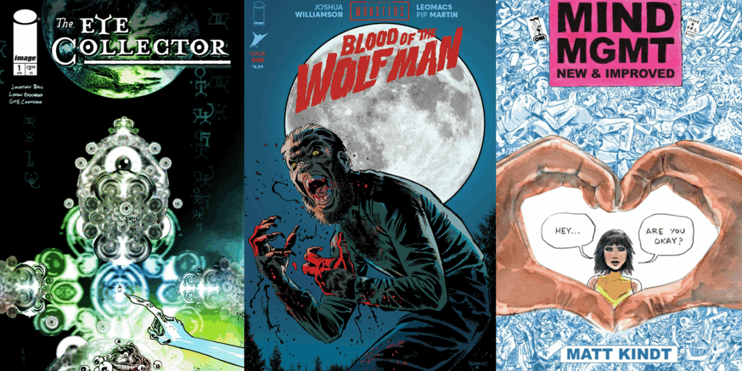 Wednesdsay Comics Reviews eye collector