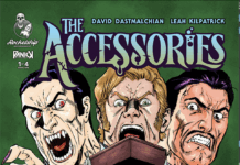 Cover reavel: Dastmalchian and Kilpatrick’s THE ACCESSORIES lands in August