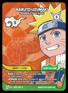 Naruto Mythos TCG SDCC exclusive card