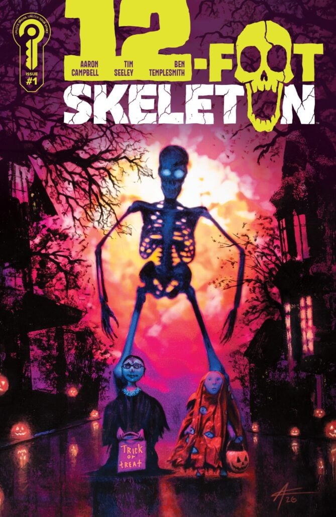 12-Foot Skeleton #! Cover B by Aaron Campbell