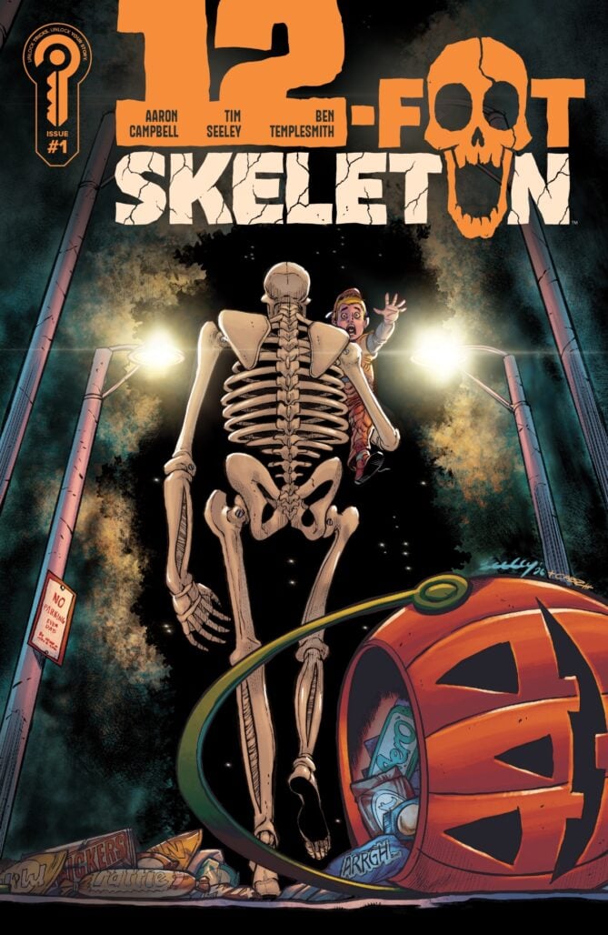 12-Foot Skeleton #! Cover C by Tim Seeley
