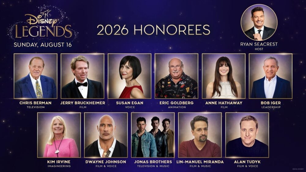 2026 Disney Legends honorees artwork