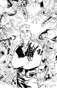 Cover L (1:250 B&W Variant) by Stuart Immonen