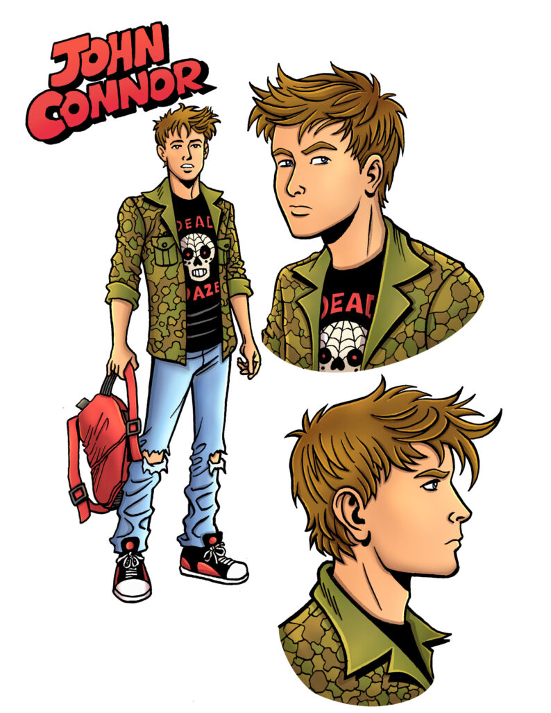 Archie vs the Terminator John Connor design