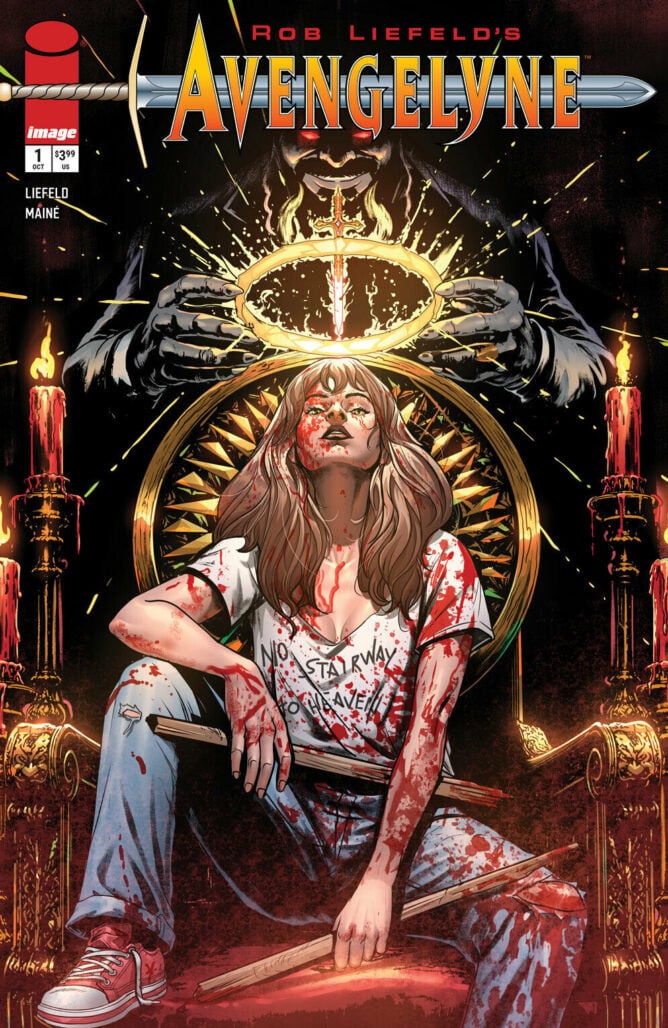 Avengelyne #1 (2026) cover A, by Daniel Mainé